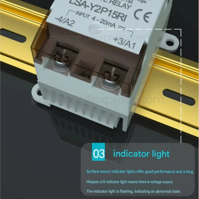 Single Phase AC Voltage Regulator With Heatsink by 0-10V 0-5V 4-20mA PWM Isolated Solid State Relay SSR Transformer 220V
