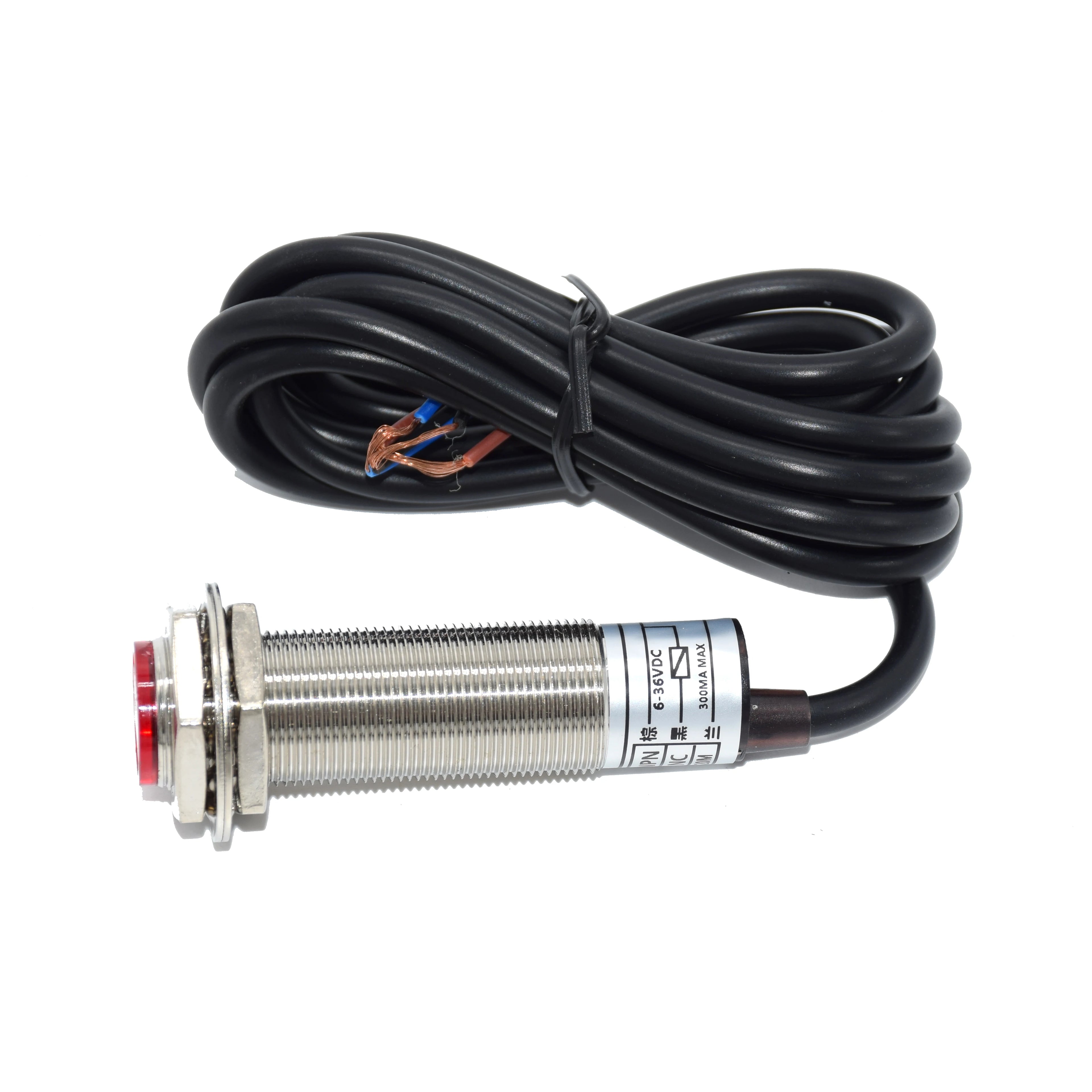 Waterproof Reflective Laser Photoelectric Switch Sensor Detector 20m Distance NPN PNP Output For Barrier Gate Alarm