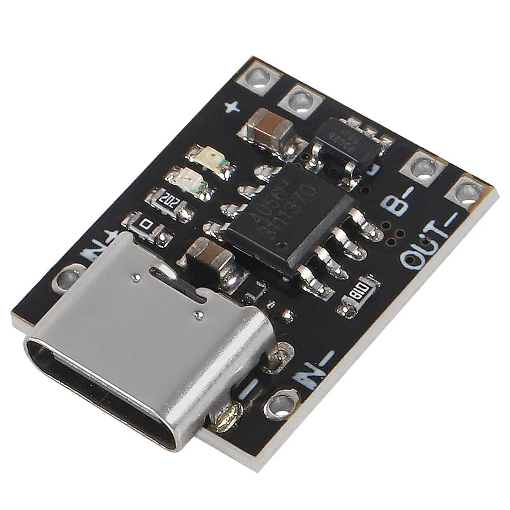 5/10PCS TP4057 1A Lithium Battery Charging Protection Board Module with Protection Type-C USB Charging Boards 3.7V 4.2V