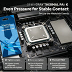 Thermalt VIDA 21W/mk 0.5/1.0/1.5mm GPU CPU Heatsink Cooling Conductive Silicone Pad High Quality Original Authentic Thermal Pad