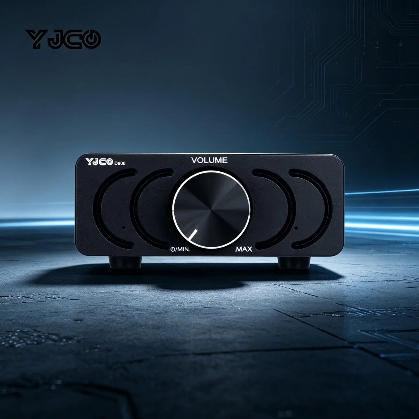 YJCO D600 TPA3255 Mono Amplifier 600W DC24-48V HiFi Digital Audio Amp RCA 3.5mm Input Subwoofer Power Amplifier SNR110dB