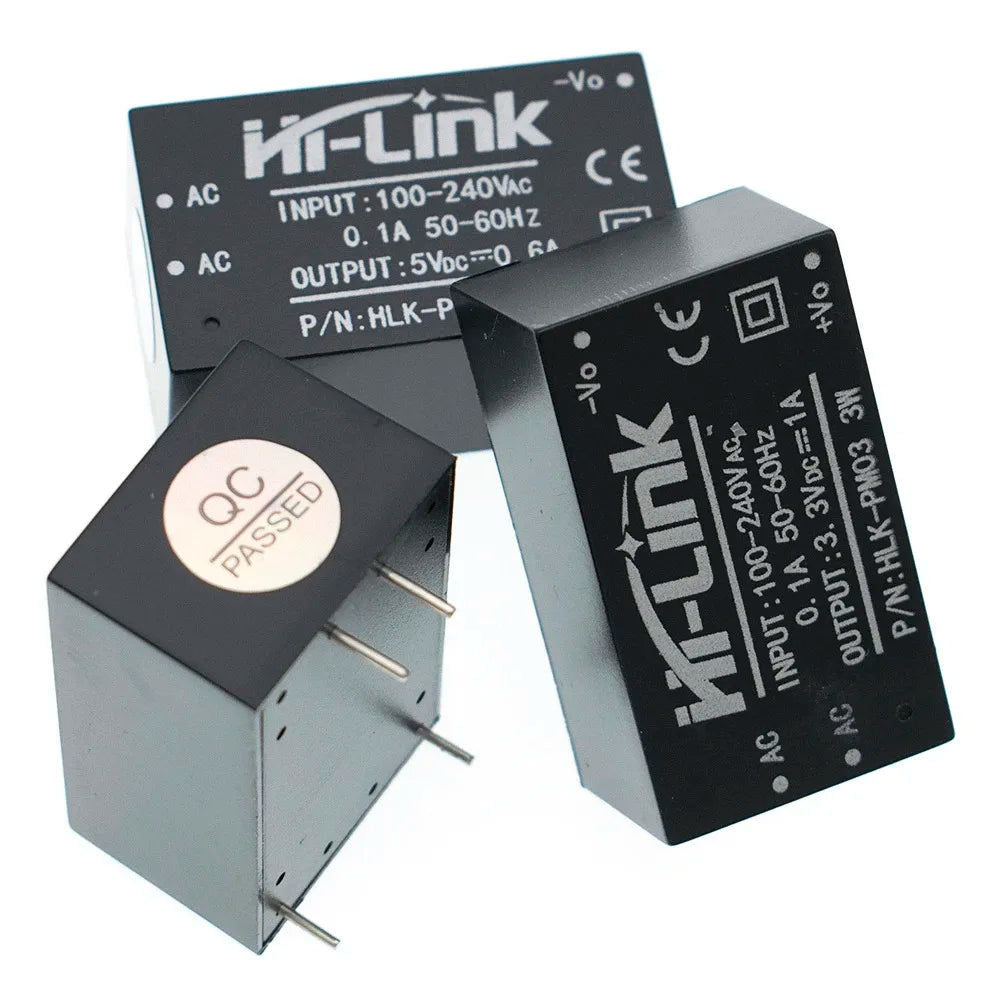 Hi-Link HLK-PM01 AC DC Step Down Converter Manufacturer 220V to 5V 3W Mini Intelligent Compact Power Supply Module