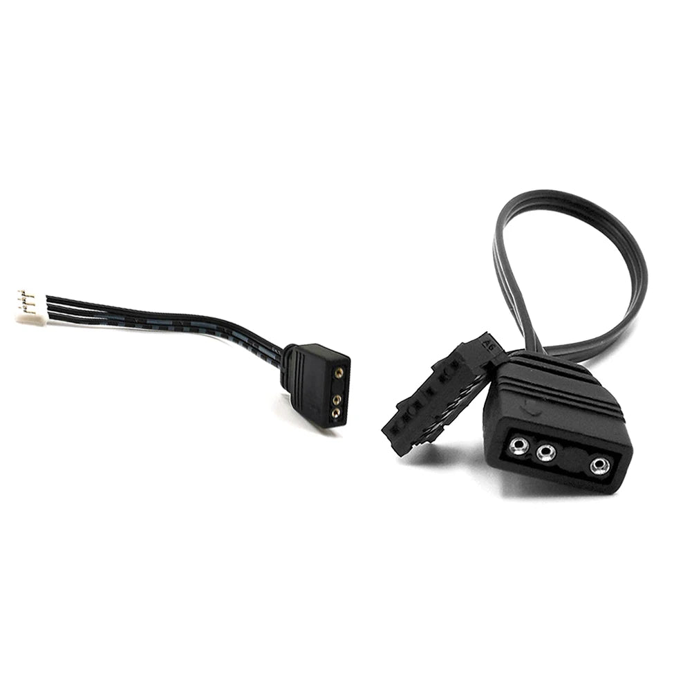 For Coolmoon Fan Controller Adapter Cable Small 4Pin/6Pin to 5V ARGB 3Pin Cord