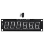 TM1637 LED Display Module for Arduino 6-Digit 7-Segment 0.36''/0.56 Inch Time Clock Indicator Tube Module Red/Blue/Green/Yellow
