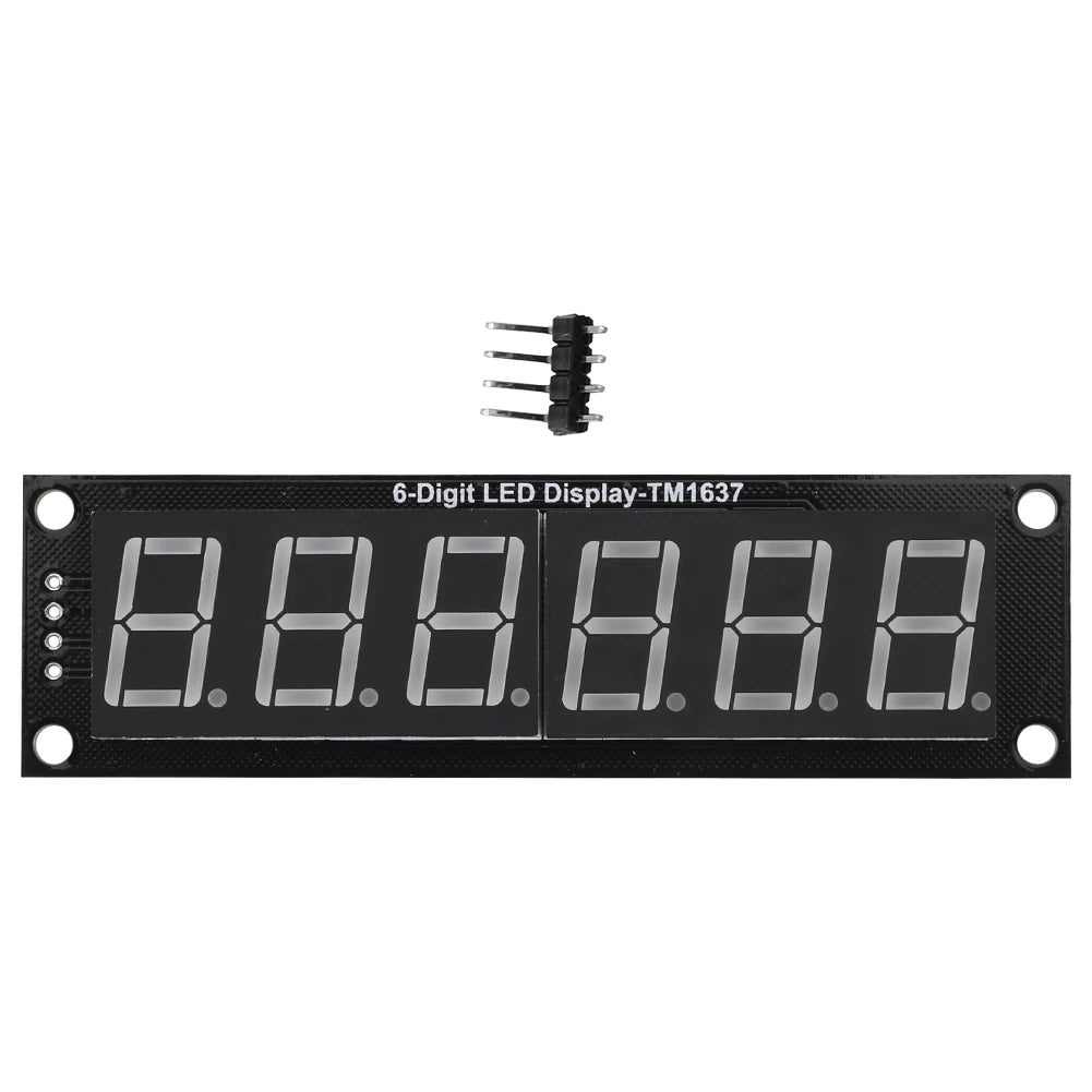 TM1637 LED Display Module for Arduino 6-Digit 7-Segment 0.36''/0.56 Inch Time Clock Indicator Tube Module Red/Blue/Green/Yellow