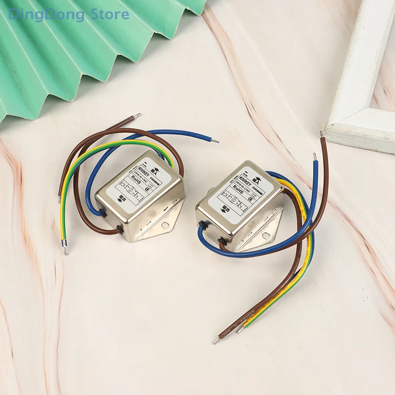 CW1B-3A/6A /10A-L(040)Anti-interference AC 220V Power Supply Filter EMI Line Audio Purifier CW1B-10A-L