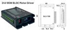 DC24V/48V AC220V Nema23 Nema34 Brushless Motor Driver Kit 57mm 86mm 65W-800W BLDC Motor Hall Sensor 3000rpm For PCB Drilling