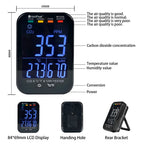 BT-531G CO2 Monitor Air Quality Meter NDIR Sensor 0-10000ppm Temperature Humidity Type-C 2000mAh