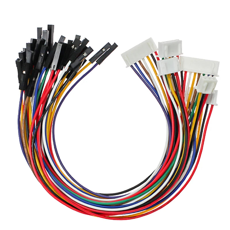5PCS XH2.54 To Dupont Line Cable 1P Female 2.54MM pitch 2/3/4/5/6/7/8/9/10P 20CM 200MM 26AWG Jumper Wire