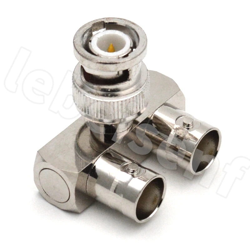 BNC-JKK BNC one male two All copper radio frequency coaxial monitoring adapter female two female one male three-way head