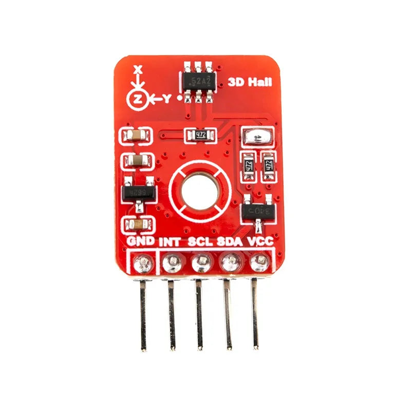 TMAG5273 3D Hall Effect Sensor Module, I2C Interface, Low-Power Linear Magnetometer with 12-bit ADC & CORDIC Angle Calculation
