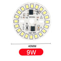 PwwQmm 10pcs/lot LED Chip 15W 12W 9W 7W 5W 3W No Need Driver AC 220V-240V SMD 2835 Cold Warm White Round Lamp Beads for Bulb
