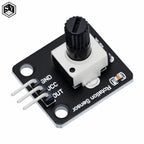 360 Degrees Rotary Encoder Module Rotary Potentiometer Analog Knob Module for Arduino KY-040 RV09 Rotary Encoder EC11 Knob Cap