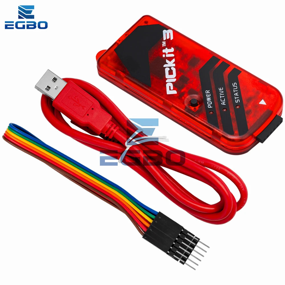 PICKIT3 PIC KIT3 PICKIT 3.5 Programmer Offline Programming PIC Microcontroller Chip +PIC Programmer adapter seat