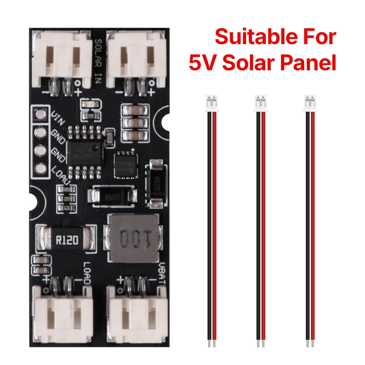 3Pcs CN3795 MPPT Solar Charger Control for 18650 Lithium Battery 4.2V Charge IoT Arduino LoRa Node Solar Panel Regulator Module