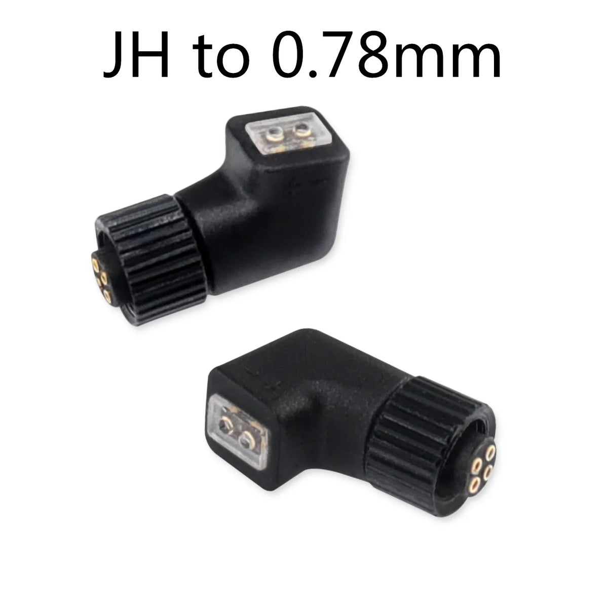 OKCSC 1 Pair Earphone Interface Conversion Pin Connector HIFI Headphone Plug MMCX JH HD580 3.5mm to 0.78mm Gold-plated Plug
