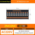 ENMG Relay Module 220VAC 2/4/8/16 Channel SPDT DPDT PLC Signal Amplifier Board Industrial Control Switch