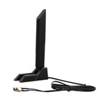 Tri-Band WiFi 6E Antenna 12dBi RP-SMA Magnetic Base for ASUS ROG GIGABYTE Gaming Motherboard 2.4/5.8/6GHz