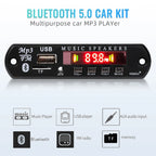 50W Amplifier MP3 Decoder Board DC 6V 18V Bluetooth 5.0 Car MP3 Player USB Recording Module FM AUX Radio For Speaker Handsfree