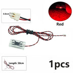 DIY 0.8mm Pin 1x1 1x2 1x4 Length 50cm SMD LED 2835  Remote Control Building Block Flash Lamp City Street Light Bricks