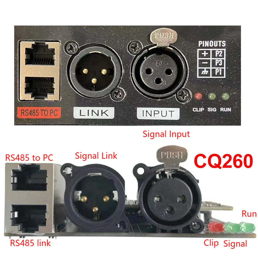 ShennDare CQ380 Digital DSP Module 96kHz 2 In 4 Out Audio Processor FIR Filter for Power Amplifier Speaker Management
