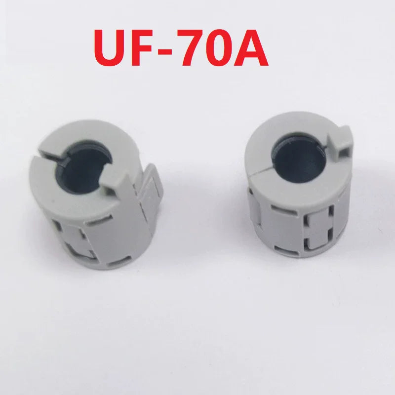 XM/UF-70A Snap Degaussing Filter Noise Suppressor EMI RFI Clip Choke Ferrite Core Cable 7mm Removable Anti-interference ZCAT1518