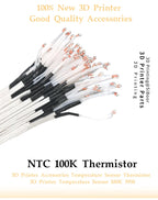 100K Ohm NTC 3950 Thermistor Sensor XH2.54 Dupont 3D Printer Parts For Reprap Mend Part Temperature 3D Printer Accessories