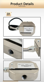 S Beam Column S-Type Tension Compression Load Cell 5kg-500kg with 96x48mm 5 LED Indicator, 2.0mV/V, 220V Panel Meter