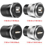 1PCS 22mmc Metal Round D-type Module B-USB USB-B B-A Printing Adapter Cabinet Fast