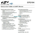 USB 2.0 to TTL UART 6PIN Module Serial Converter CP2104 STC PRGMR Replace CP2102 With Dupont Cables
