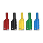JZDZ 5pcs 4MM Safety Stackable Banana Plug High Quality Welding-free Connector for Multimeter DIY Assembly Tools J.10056