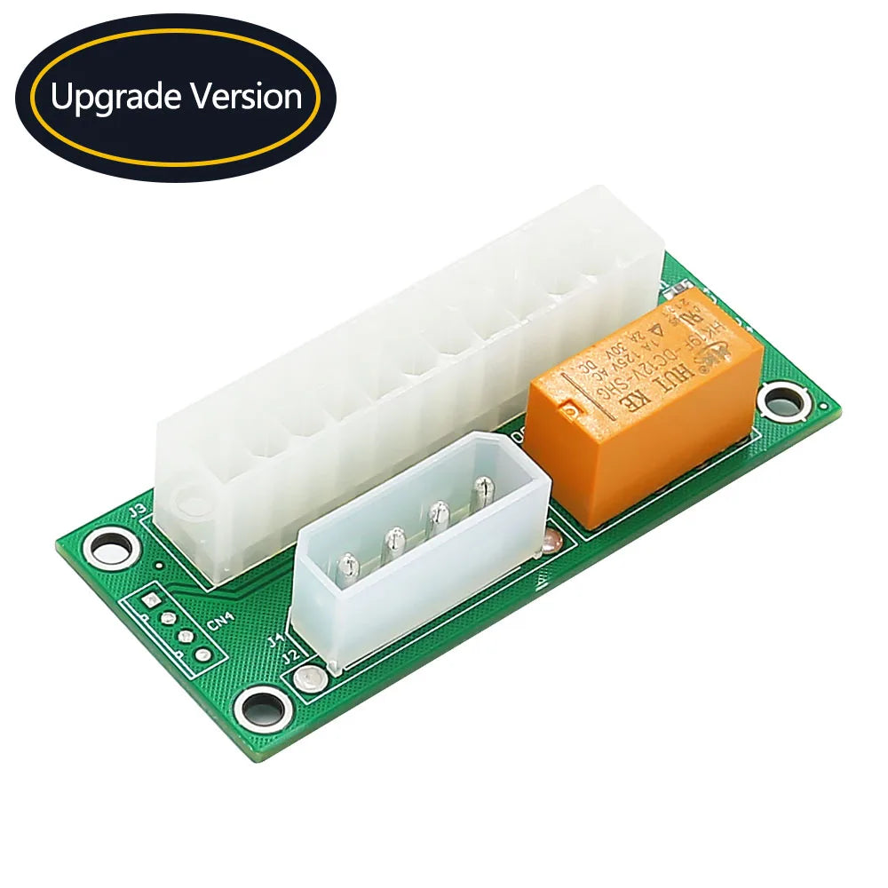 Dual PSU Power Supply Sync Adapter Board with LED Add2psu ATX 24Pin To 4pin Molex Synchronous Connector Riser Cable Miner Mining