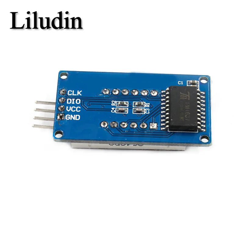 TM1637 4 Bits Digital LED Display Module For Arduino 7 Segment 0.36Inch Clock RED Anode Tube Four Serial Driver Board Pack
