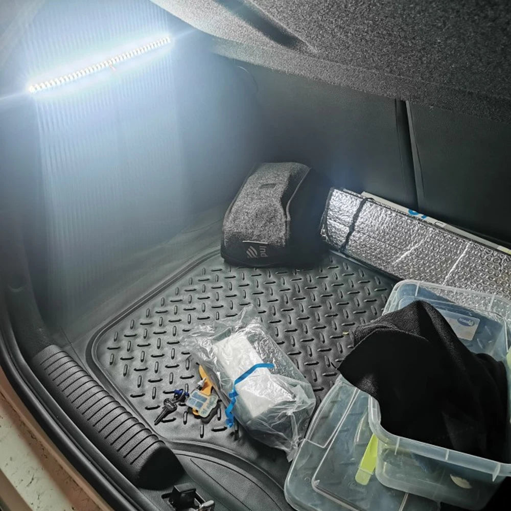 Super Bright HID White T10 LED Strip Light For Car Trunk Cargo Area or Interior Illumination White 6000K DIY W5W LED Lights Bar
