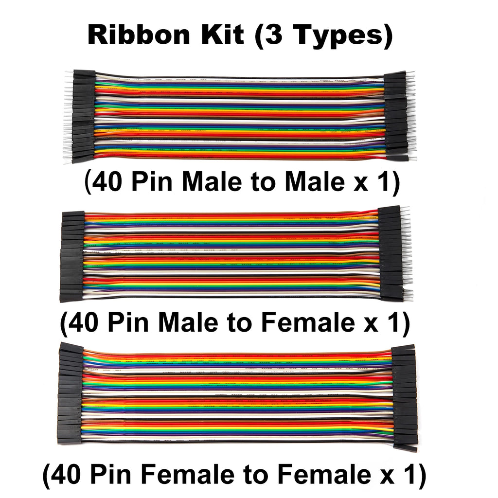 10cm 20cm 30cm Jumper Wire Dupont Cable 24AWG Copper Ribbon Male Female 40 Pin Long Line Connector for DIY Arduino Breadboard