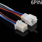 5pairs 2.8mm Automotive Controller Handle Motor Wire Connector 2/3/4/6/9P 15cm 0.75mm2 18AWG Automobile Male Female Plug Cable
