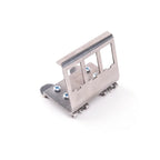 Linkwylan Keystone Frame Holder for DIN Rail Mounting Plate Electrical Distribution Box DIN-Rail Adapter 1/2/3/4/8-Ports