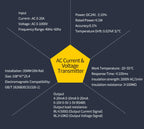 AC DC Current Transmitter 4-20mA 0-10V Current Transducer 0-1A 0-2A 0-5A 0-10A 4-20mA Current Sensor RS485 Current Transmitter