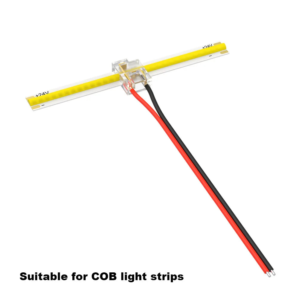 12 In 1 Compatible With COB LED Strip And SMD LED Light Strip Multifunctional Wire Connectors 2 Pin For 8mm 10mm Terminal Blocks