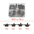 1Box Micro Slide Switch Kit 1P2T SPDT 3 Pin 2 Positions DIP PCB Mount ON-OFF Toggle Switch Interruptores 2/3/4/5/6/7MM 50V 0.5A
