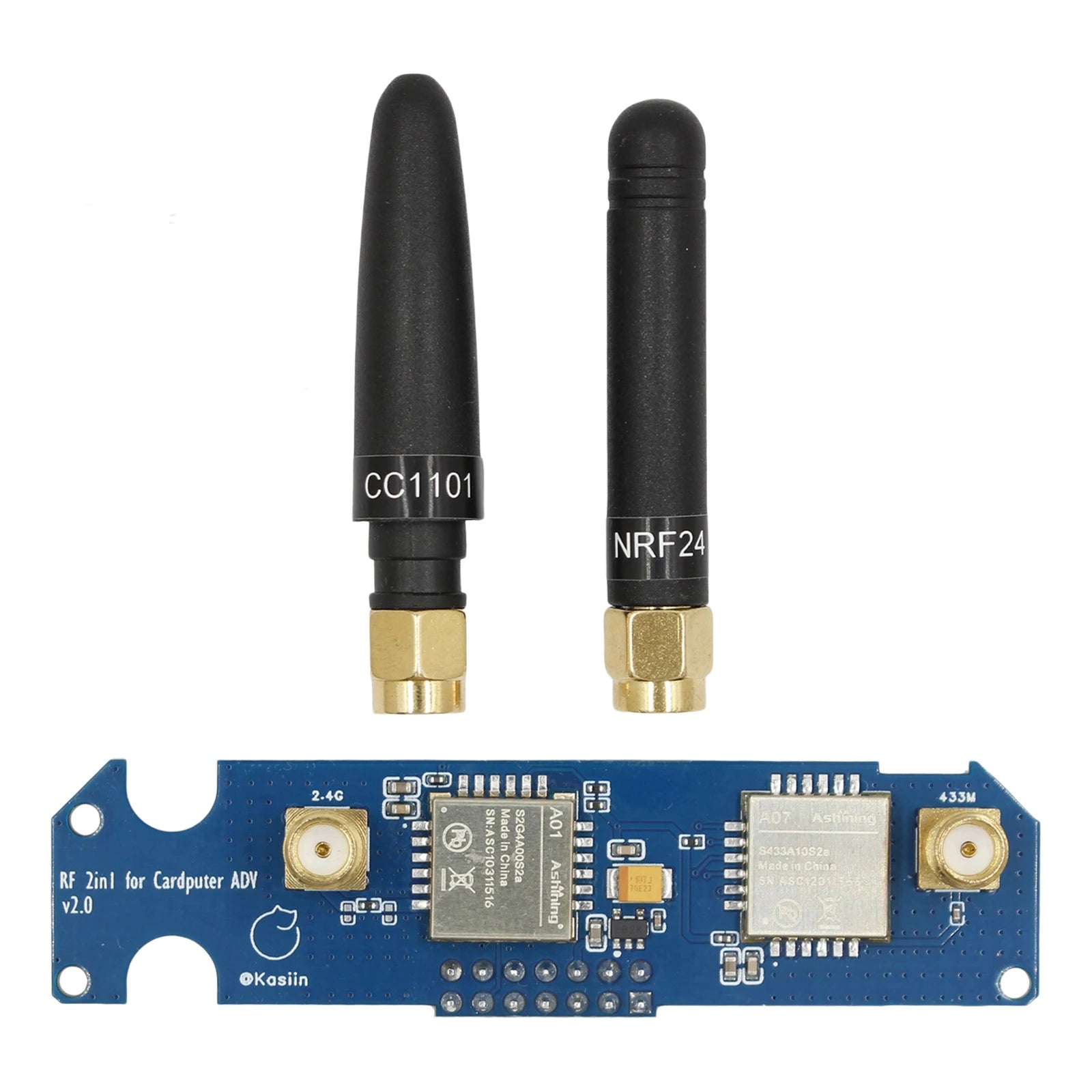 For M5stack Cardputer NRF24& CC1101 Dual-Bands Board with Antennas Enhanced Antenna Stability Tool