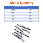 70/90PCS SMD diode 1N4001 1N4004 1N4007 SS14 SS34 SS16 SS36 Schottky diode kit, rectifier diode set M1 M4 M7 SS14 SS34 RS1M US1M