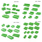 5Pair 15EDG KF2EDG 3.5mm 3.81mm 3.96mm 5.08mm PCB Screw Terminal Block 2-12Pin Male Plug Female Socket Pin Header Wire Connector