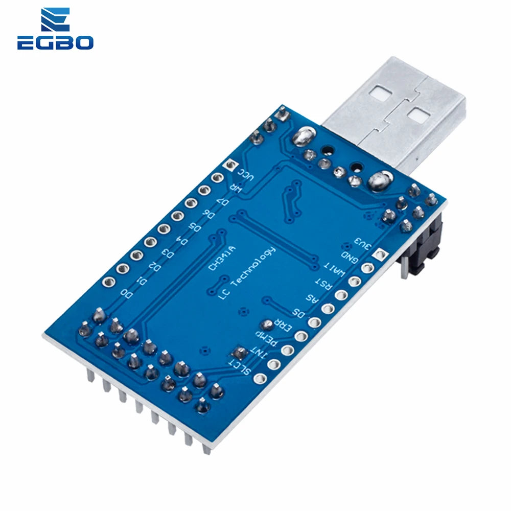 1~5PCS CH341A Programmer USB to UART IIC SPI I2C Convertor Parallel Port Converter Onboard Operating Indicator Lamp Board Module