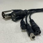 DC 5.5 × 2.1mm Female Conversion Cable DC to 3pin XLR/GX12 GX16 Aviation/Xiaomi Connector Car Battery Charger Adapter Cables