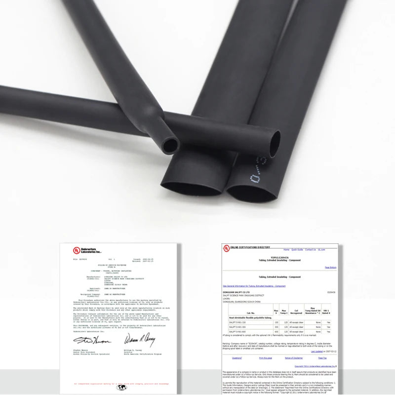 1/2/5M Black 2:1 Heat Shrink Tube Diameter 0.6mm~120mm Wire Repair Protector Polyolefin Insulated Shrinkable Cable SleeveTubing