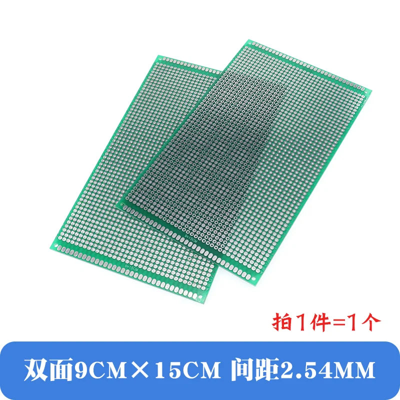 2x8cm 6x8cm 7x9cm 5x7cm 8X12cm 15X20cm 18X30cm 20X30cm Double Side Prototype Diy Universal Printed Circuit PCB Board Protoboard