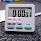 Silent Digital Timer for Study & Classroom, Multi-Purpose Countdown Clock for Students, Grilling, Baking  No Ticking Noise