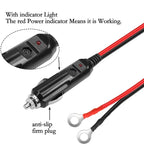 12AWG Terminal Fo Truck 12V SAE Cable Quick Release With Fuse Terminal Double O Connector Battery Charger Extension Adapter Wire