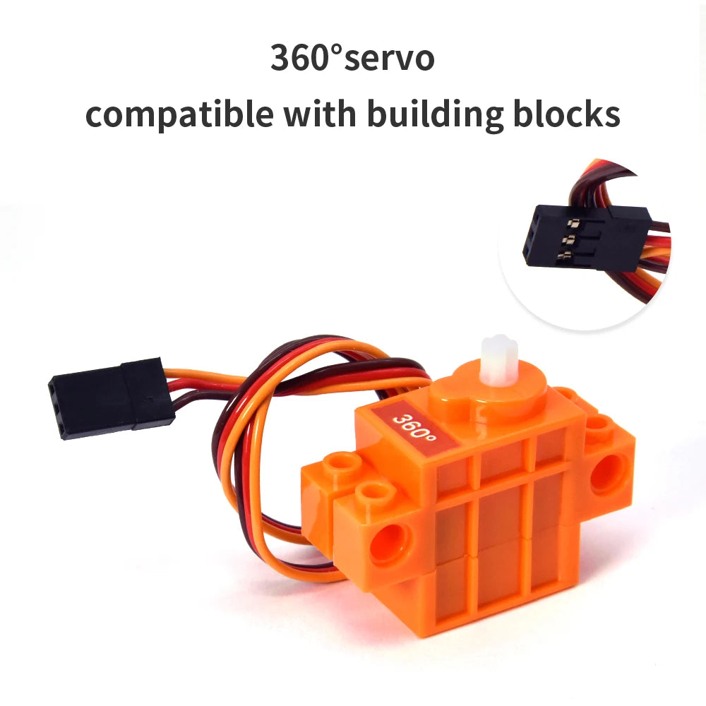 2KG Programmable 270 360 Servo Motor Compatible With Lego Building Blocks For Arduino Projects DIY Electronic Parts